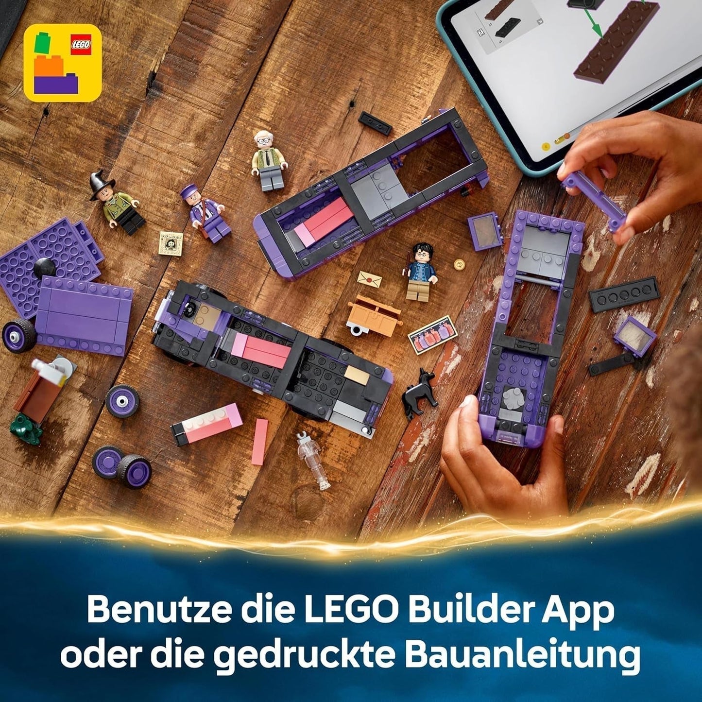 LEGO Harry Potter avonturen met de reizende ridder bouwset met 5 minifiguren, waaronder Ernie Prang, Stan Shunpike en Padfoot Bus speelgoed voor Wizarding World-fans jongens en meisjes vanaf 8 jaar 76446 Bouwsets Beuche in LEGO-Store