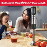 DD6558 DD655810 Quickchef 3-in-1 Tauchmixer, Powelix-Technologie, 3 Zubehörteile, Edelstahl, Stahl/Schwarz Kitchen Naty Shop