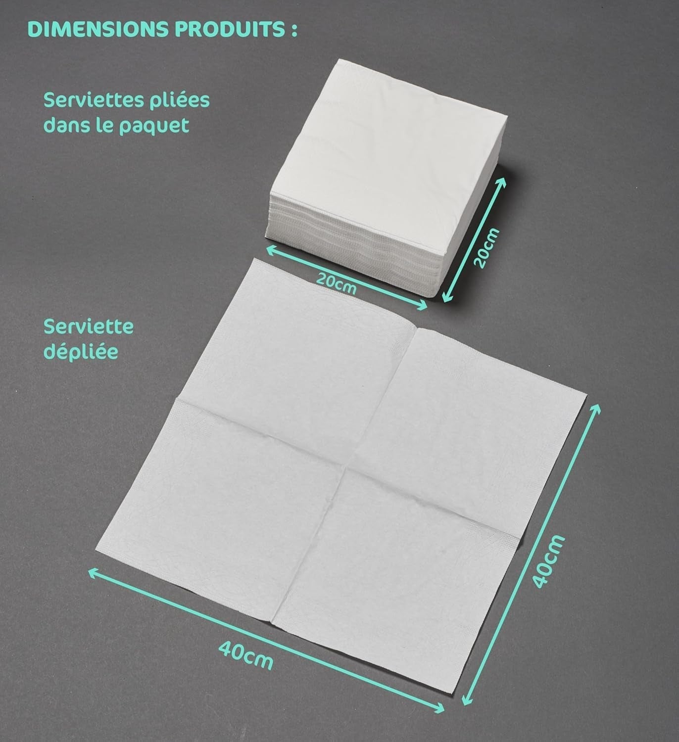 - Zijdevezelservetten - Zwart - Fsc®-gecertificeerde papieren servetten - Recyclebaar en biologisch afbreekbaar - Afmeting 40 X 40 Cm - 3 lagen - 40 servetten