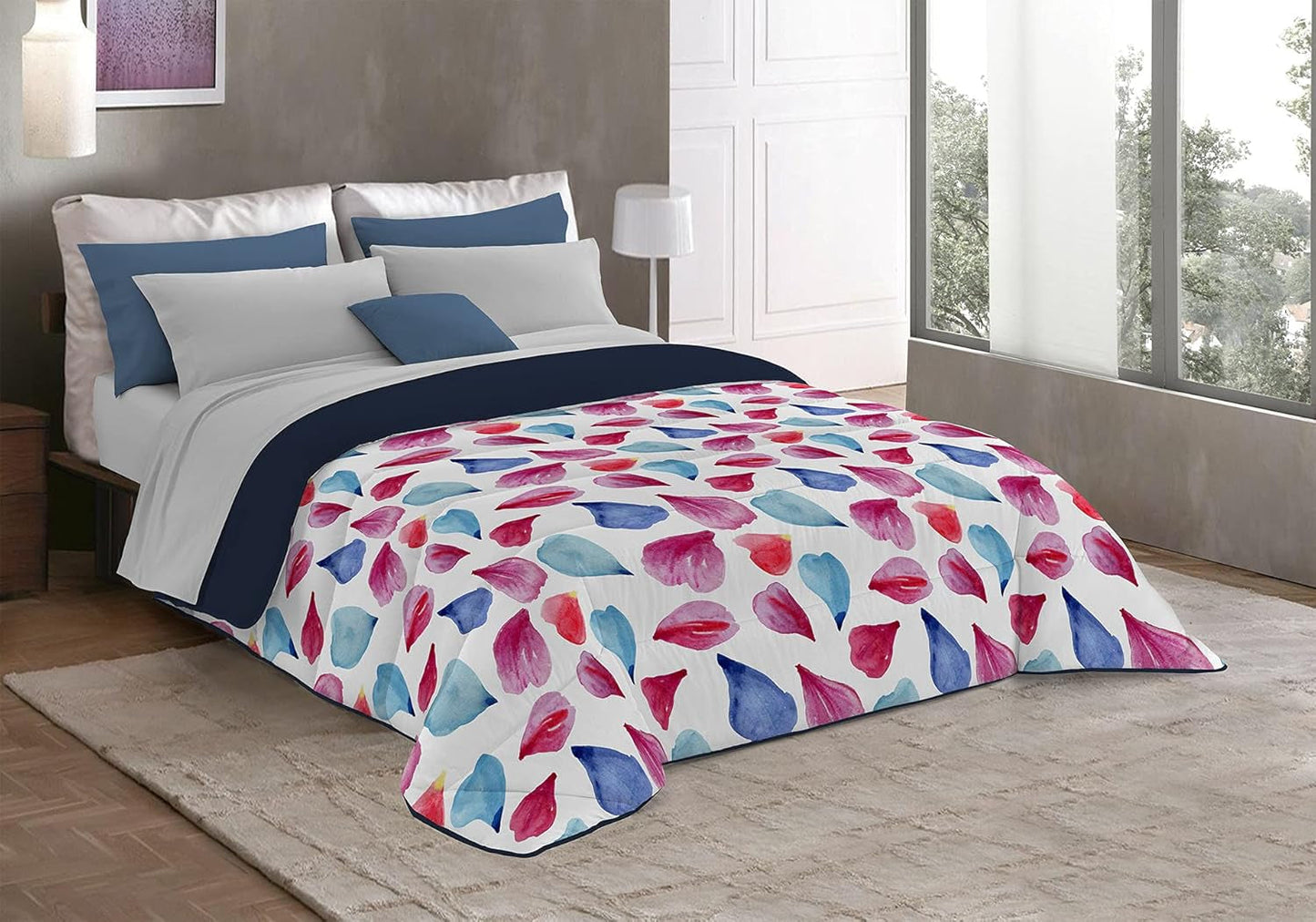 Fantasy T-Fa-Hypnotic-1P Winterquilt, Microvezel, Hypnotic, 170X260Cm Quilts en quilts Naty Shop Petali 260X260 Cm