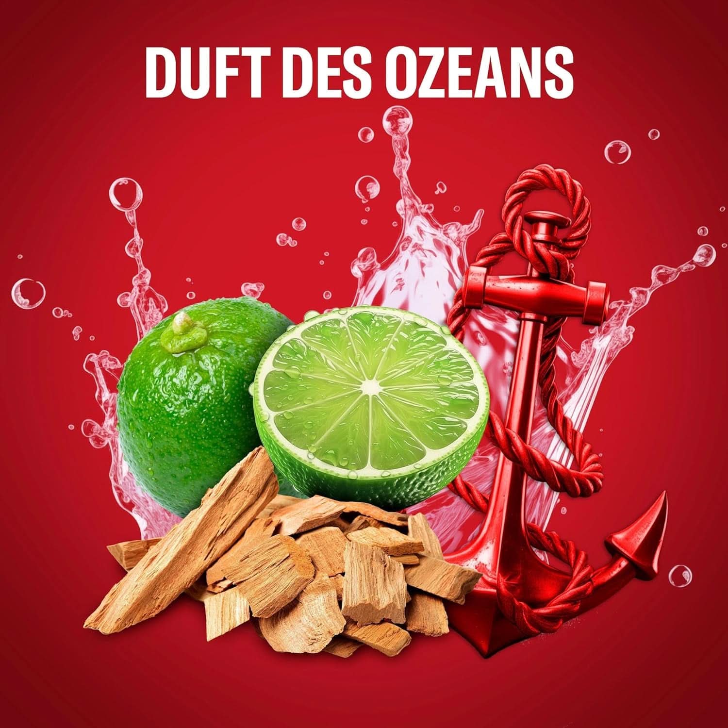 Old Spice Captain 3-in-1 douchegel en shampoo voor mannen, 1 liter douche en bad Naty Shop