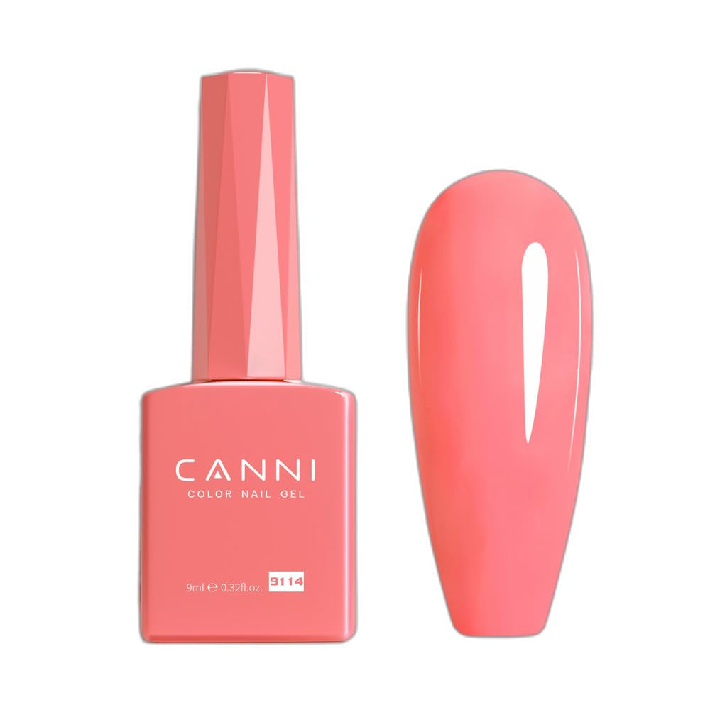 CANNI gel nagellak, semi-permanent, donkerpaars, nagellak, UV-gel, losweken, manicure