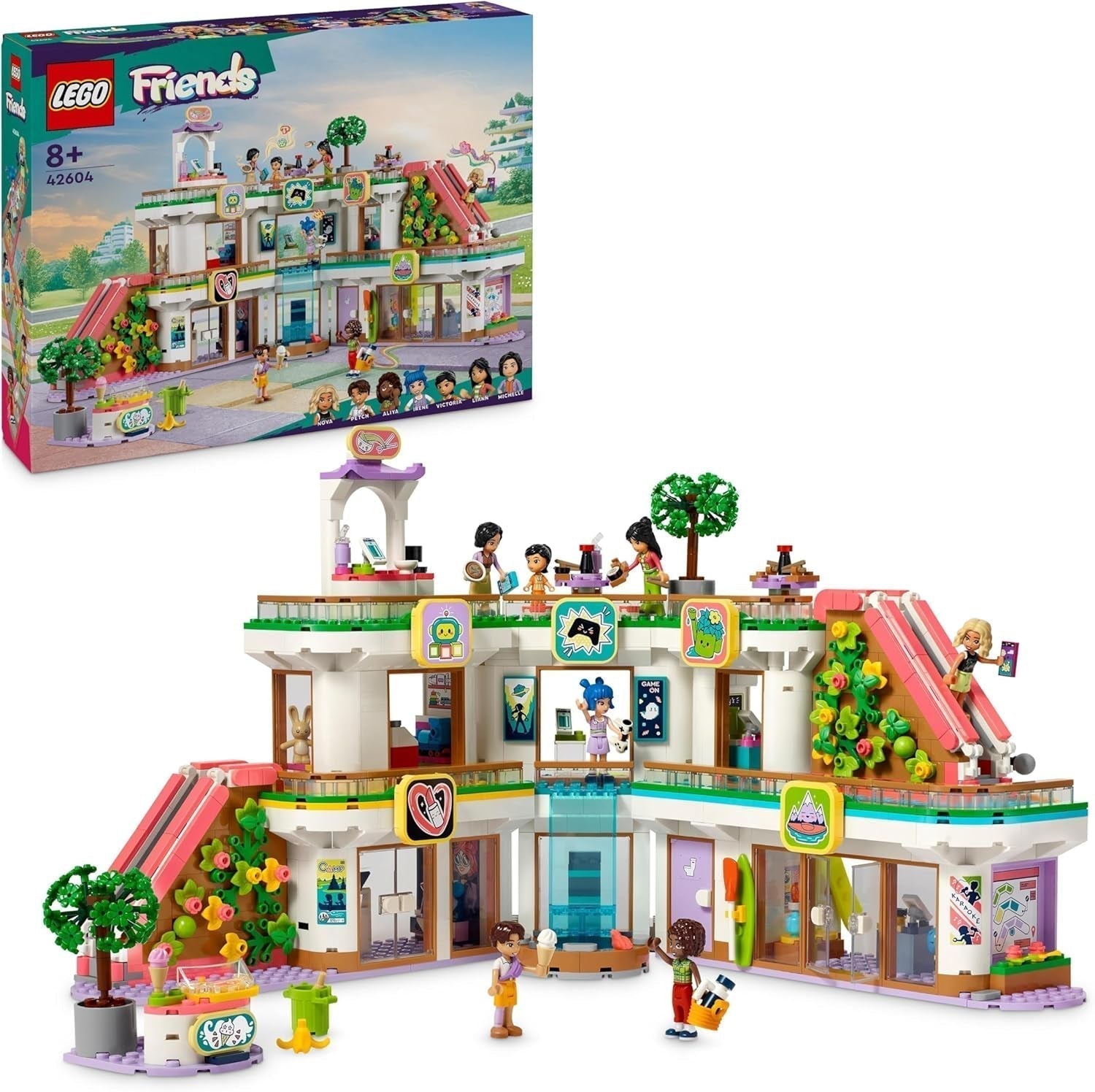 LEGO Friends Heartlake City Store Poppenhuisspeelgoed voor meisjes en jongens Figurenset bevordert de sociaal-emotionele ontwikkeling Cadeau voor kinderen vanaf 8 jaar 42604 Bouwsets Bekijk de LEGO-Store Single