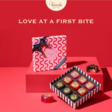 Venchi - Doos met 9 verschillende chocolaatjes, 175 g, glutenvrij, zonder kunstmatige kleurstoffen of bewaarmiddelen, cadeau-idee voor Valentijnsdag