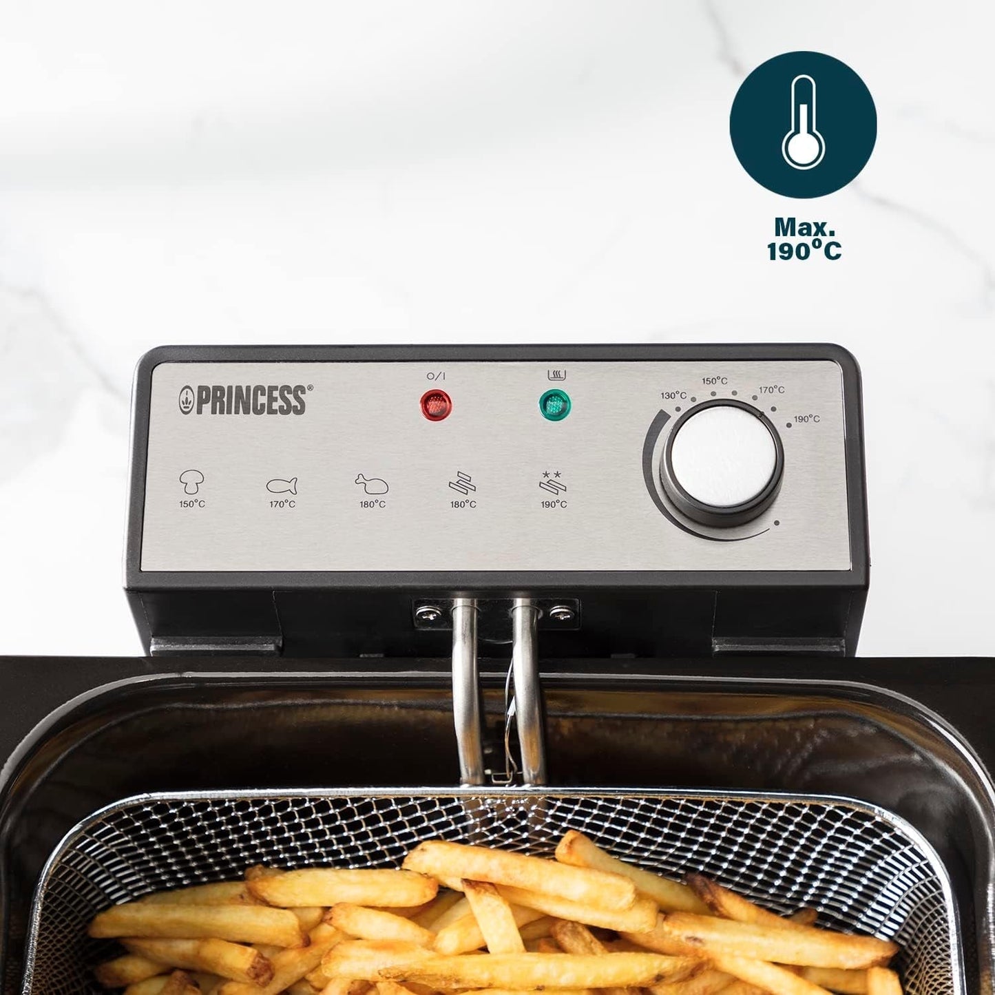 Princess friteuse, diverse maten Apparaten Naty Shop