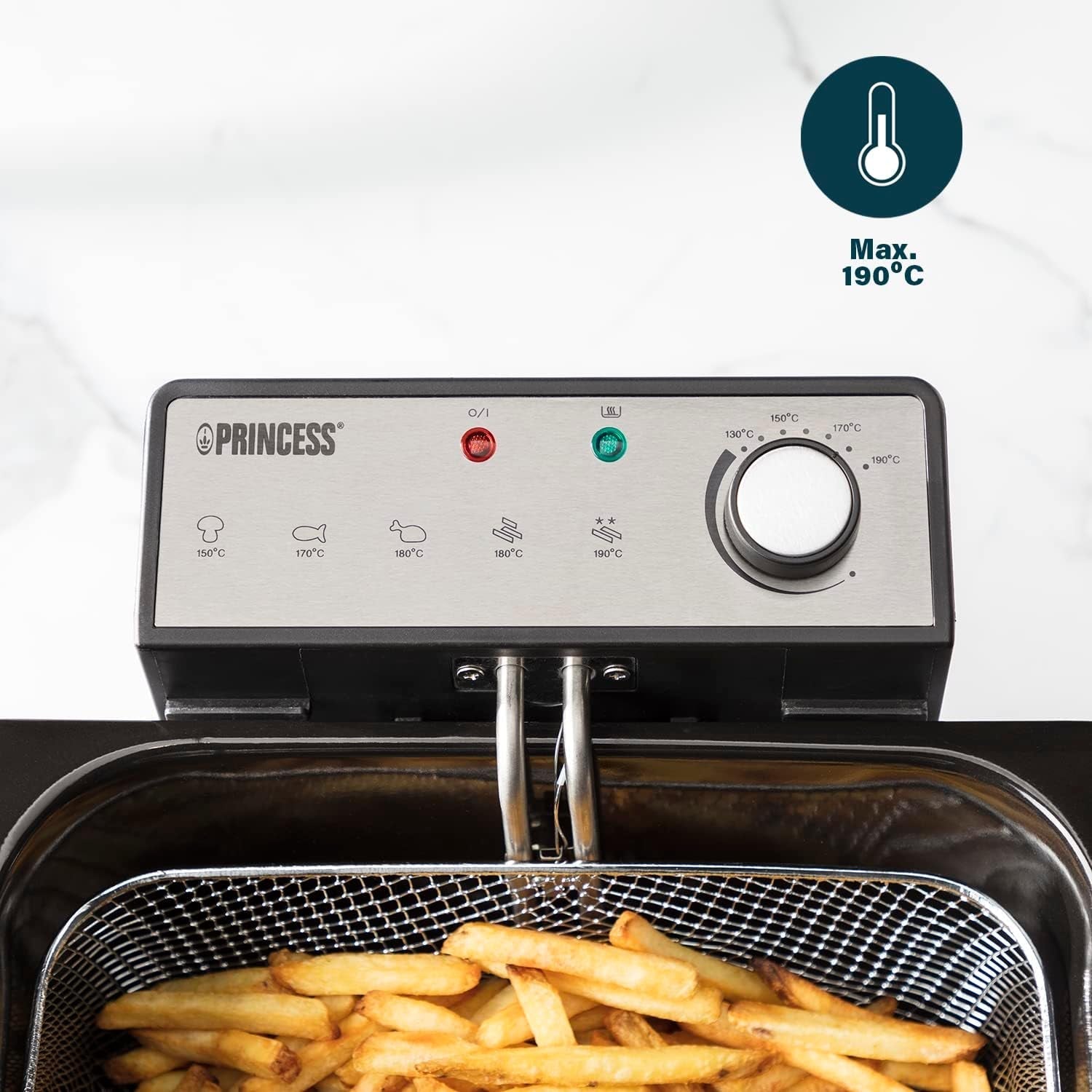 Princess friteuse, diverse maten Apparaten Naty Shop