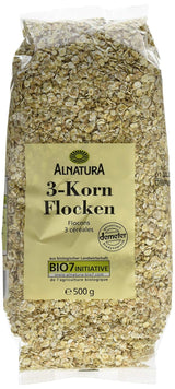 Bio 3-Korn Flocken, 500 G Granen Naty Shop Standaardtitel