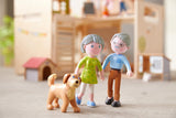 HABA 306147 - Little Friends speelset grootouders, flexibele poppen en dieren vanaf 3 jaar, veelkleurig