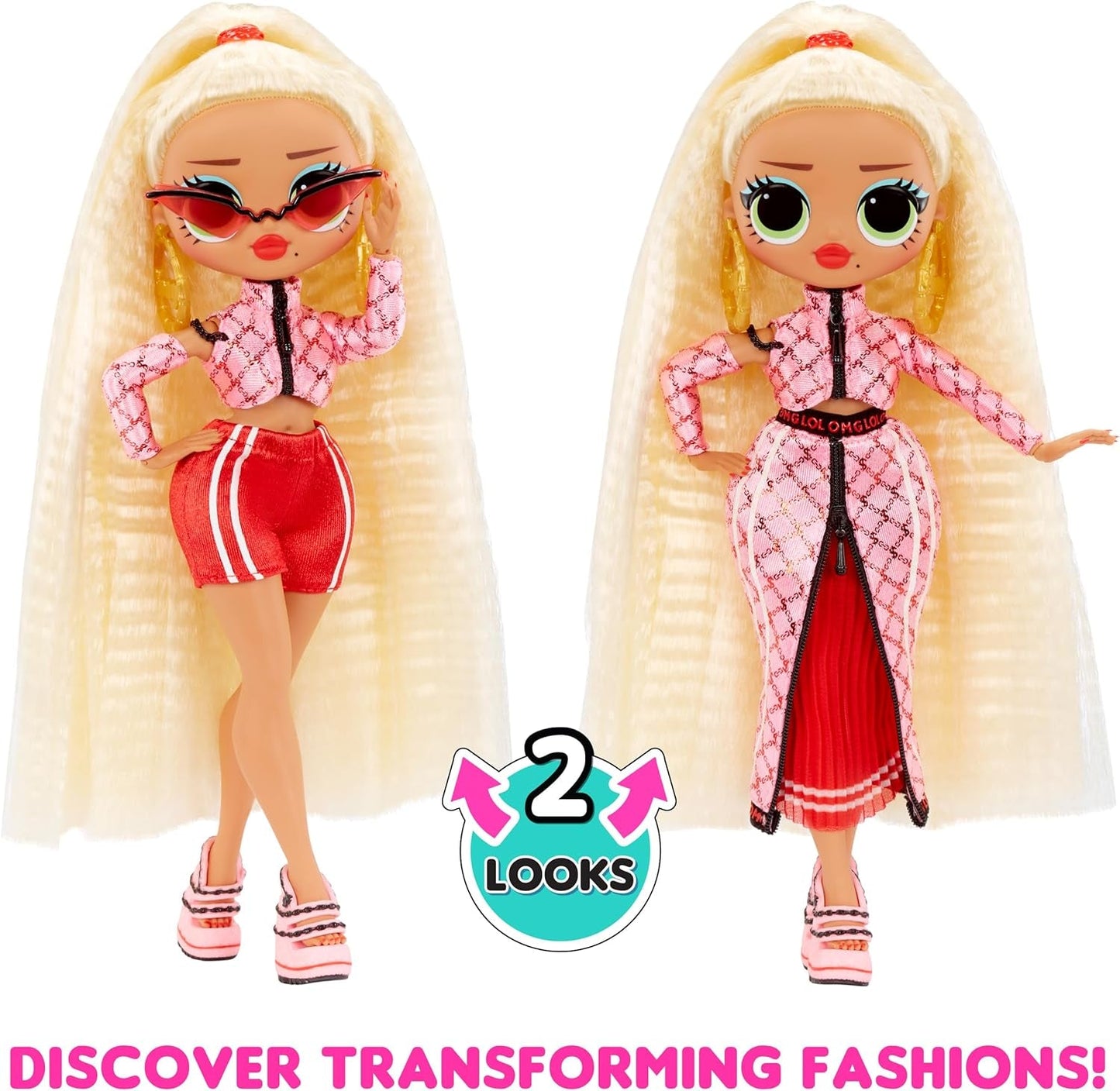 LOL Verrassing! OMG Modepop - Cadeauartikel - Met veel verrassingen, inclusief verwisselbare mode en fantastische accessoires - Ideaal voor kinderen vanaf 4 jaar, Roze