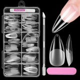 Volledige dekking korte nagels 120 stuks 12 maten Korte nageltips voor gelnagels Lijm op kunstnagels Lijm op nagelvijlset Nagelpolijstmachine Nagelriemschuiver