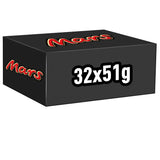 Mars chocoladerepen, met karamel, nougat en melkchocolade, 32 pakjes x 51g