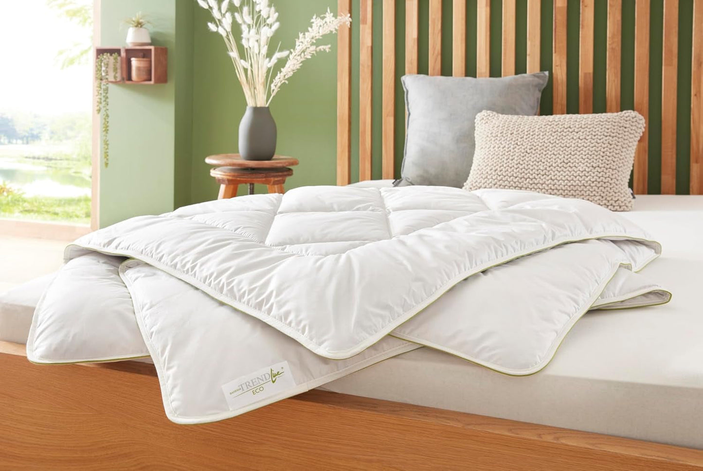 Badenia Trendline Eco Quilt Camel Lichtgewicht 155 X 220 Cm, wit, Oeko-Tex gecertificeerd, geproduceerd volgens de Duitse kwaliteitsnorm Quilts en quilts Naty Shop 135 X 200 Mono quilt voor alle seizoenen