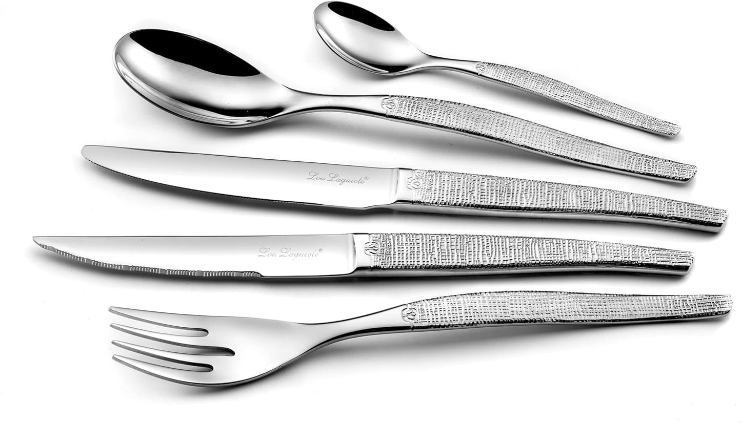 JET Bestek met glanzend design, uitzonderlijke bestekset, 30-delig Naty Shop Kitchen