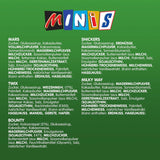Gemengde mini's, Snickers, Bounty, Twix, Milky Way, chocolade bulkverpakking, één pakket (1 x 400 g) (pak van 5)