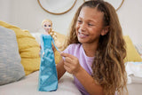 Mattel Disney De ijskoningin Elsa-pop, de ijskoningin-pop, gekamd blond haar, meubels, verwijderbare schoenen, Disney-cadeaus, 3 jaar oud speelgoed, HLW47 Naty Shop-poppen
