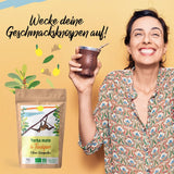 ORIGEENS BIO YERBA MATE MET CITROEN EN GEMBER 200 G - De stimulerende thee I Biologische Yerba Mate thee, ongebrand, bladeren, zonder stengels en stof