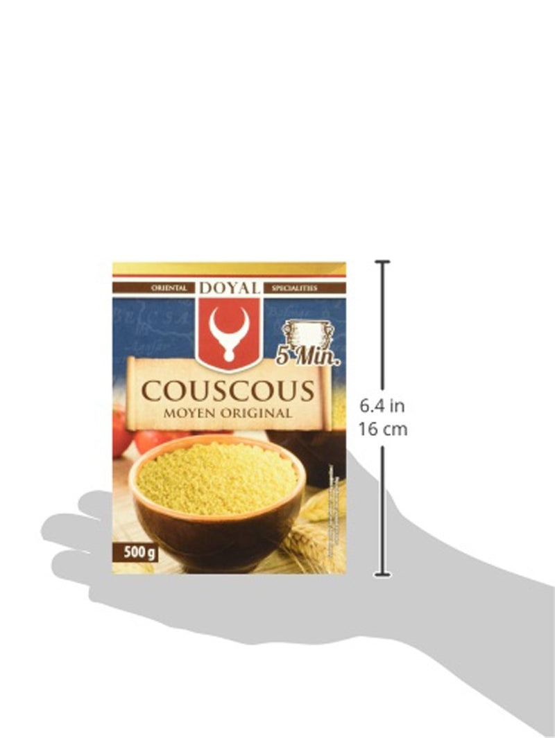Couscous – Lichte en luchtige couscous met een lichte nootachtige smaak – Een typische Noord-Afrikaanse specialiteit – 1 x 500 g