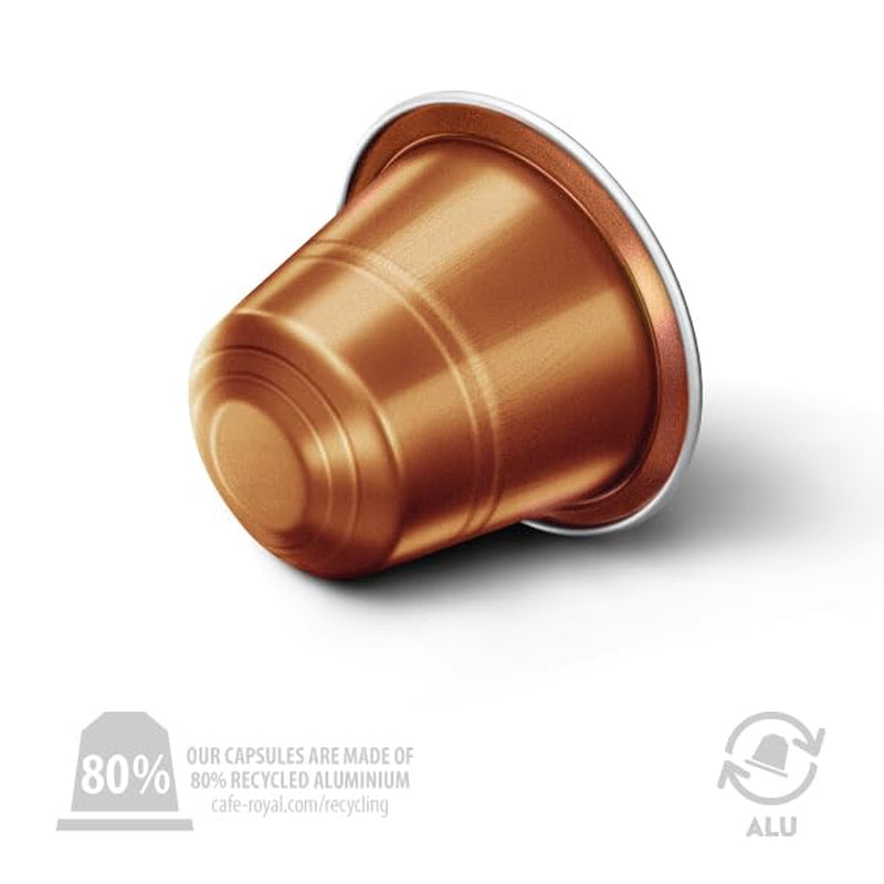 Café Royal Peru Lungo Bio – Nespresso®-compatibele Kaffeekapseln, 100% Arabica uit Peru, romig, Intensität 5/12, Fairtrade, 100 Kapseln