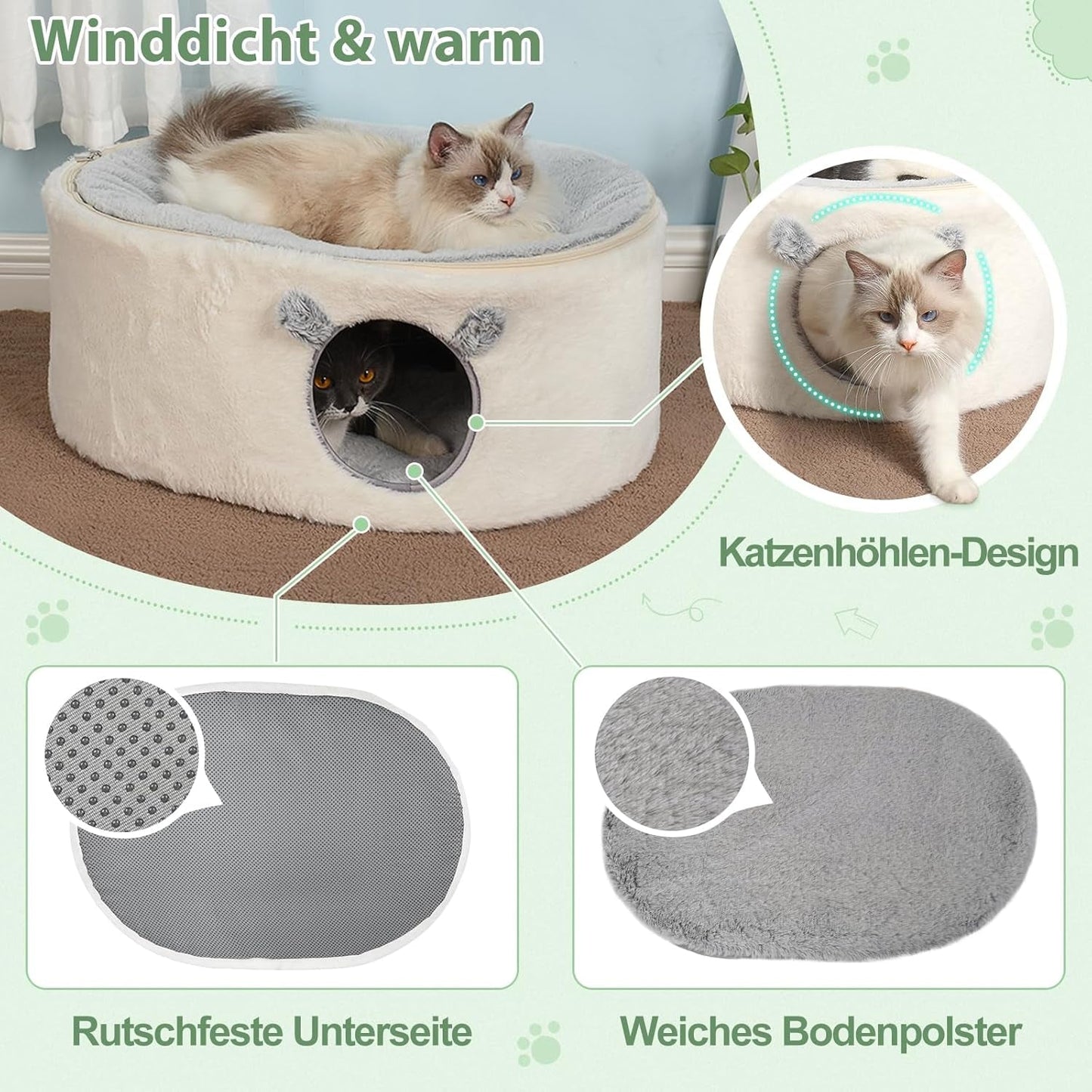 Dekens en meubels, Huisdieren, Grotten & Huizen, Katten, Kattenbedden, Katten - bedden, matrassen