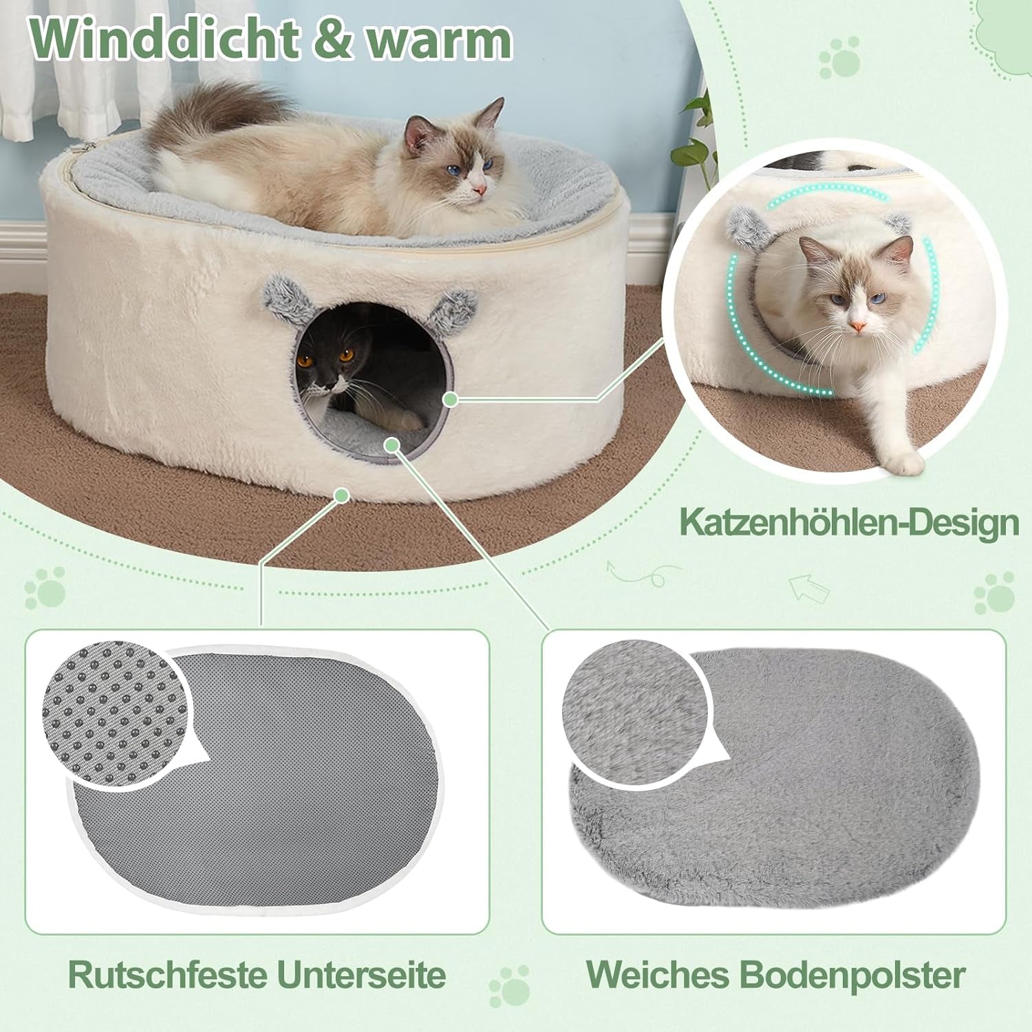 Dekens en meubels, Huisdieren, Grotten & Huizen, Katten, Kattenbedden, Katten - bedden, matrassen