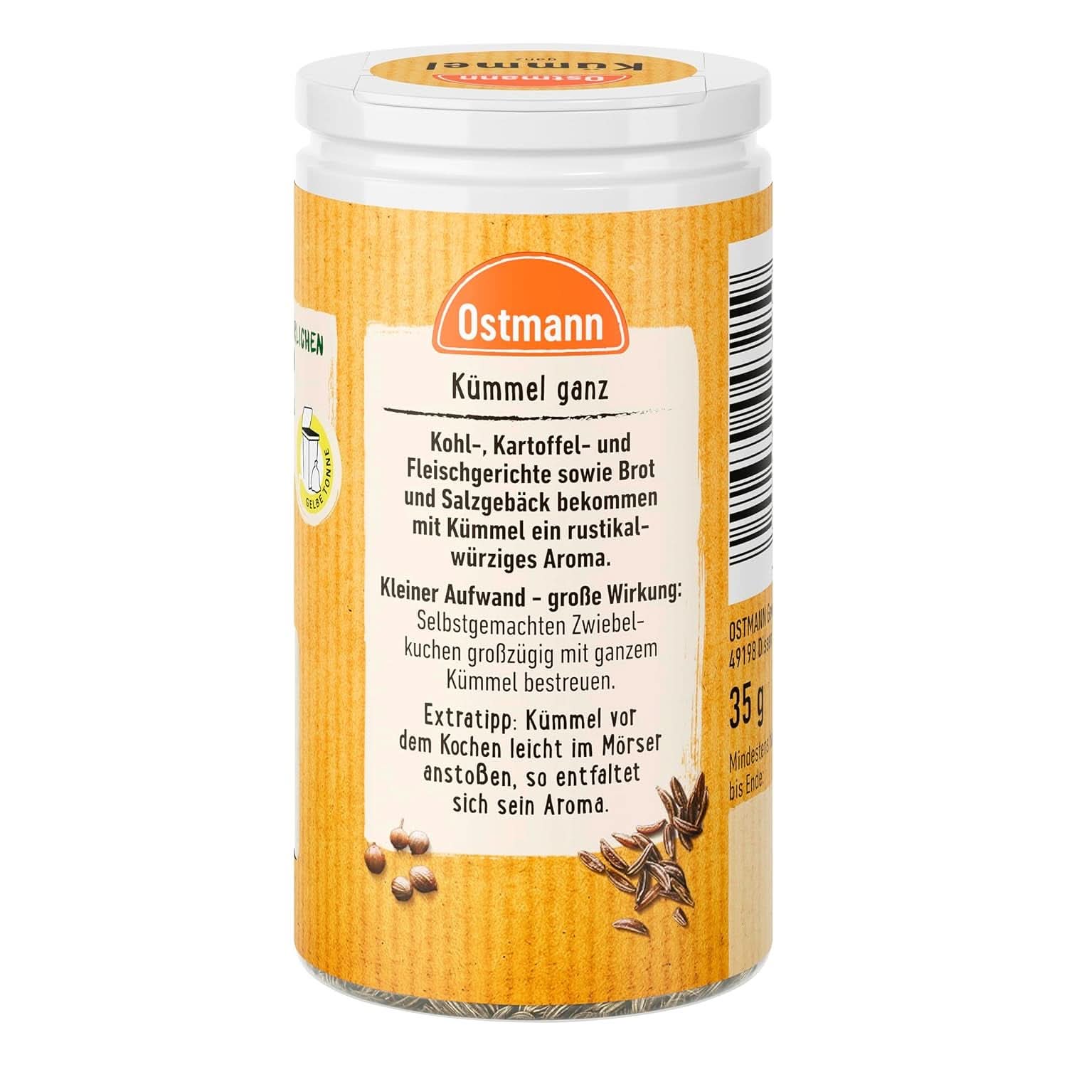 Ostmann - Hele komijn, 35 gram Condimente Naty Shop