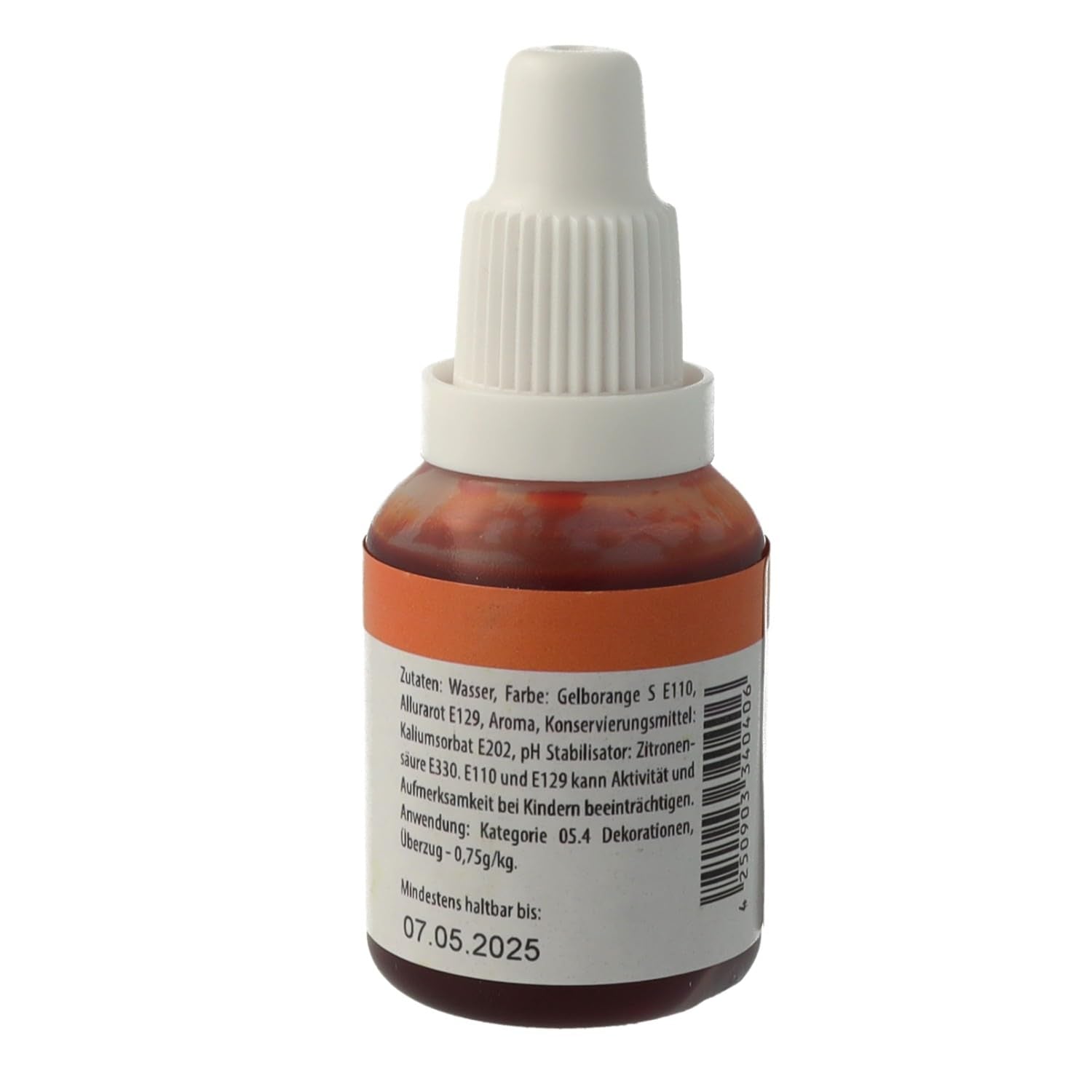 Kleurstof Bakeryteam Airbrush Oranje 20ml