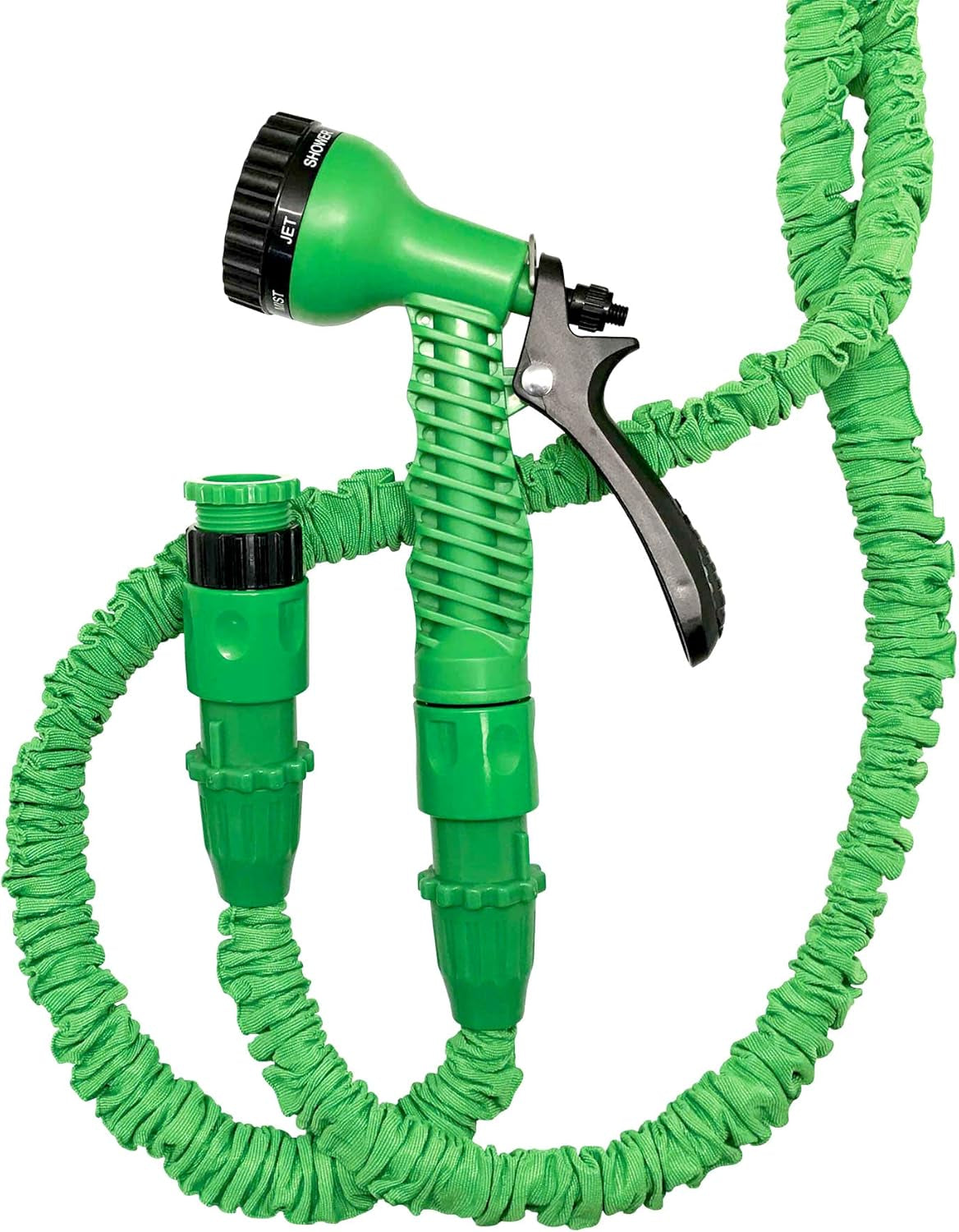 C2607A Slang Basic – Verlengbare slang met waterdruk, groen, 7,5 meter