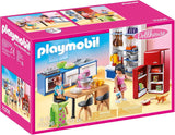 PLAYMOBIL poppenhuis 70209 Jeugdkamer met meisjesfiguur en accessoires, vanaf 4 jaar Poppenhuizen Naty Shop Keuken