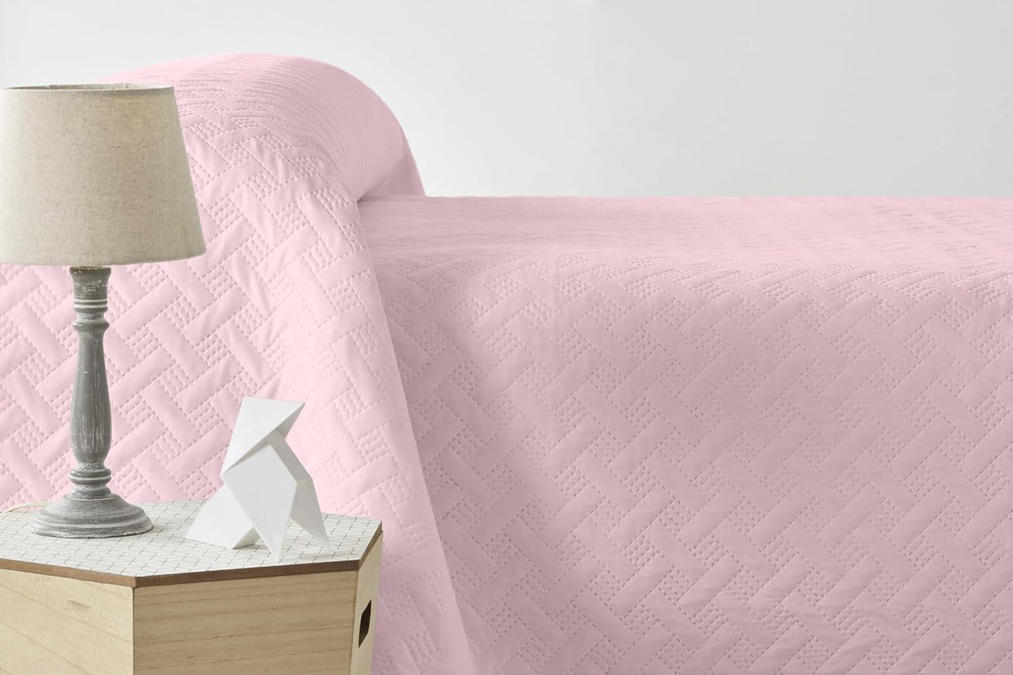 LISO - Sprei voor 105 Cm - Bouti Sprei - Lente en Zomer - 200X260 Cm - Roze Bedden en Dekens Besuche den Degrees home-Store