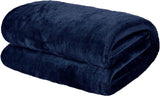 Brentford's ultrazachte fleece sprei, zilvergrijs, groot tweepersoonsbed - 150 x 200 cm bedden en dekens Beuche den Brentfords-Store Marineblauw 120 x 150 cm