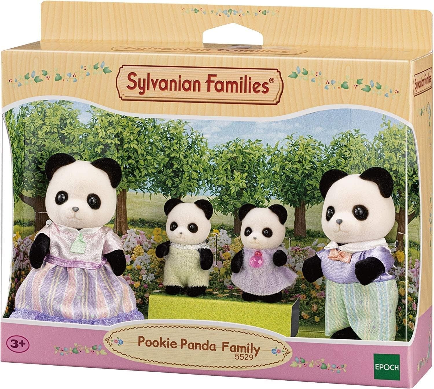 Sylvanian Families L5529 Panda Family - Poppenhuisfiguren