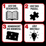 Die Drei??? Kinderen - Misdaadpuzzel - Aandacht, zeemonster Van KOSMOS 680664, 150 stukjes, Glow in the dark, Lezen, puzzels, puzzels oplossen, detectivepuzzel voor kinderen vanaf 7 jaar Puzzel Naty Shop