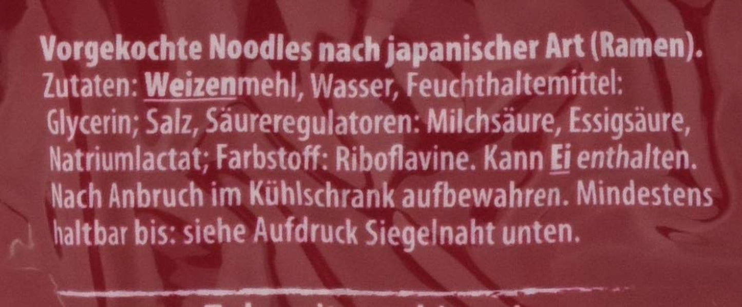 Miyako Ramen-noedels in Japanse stijl, 12 stuks (12 x 200 g)