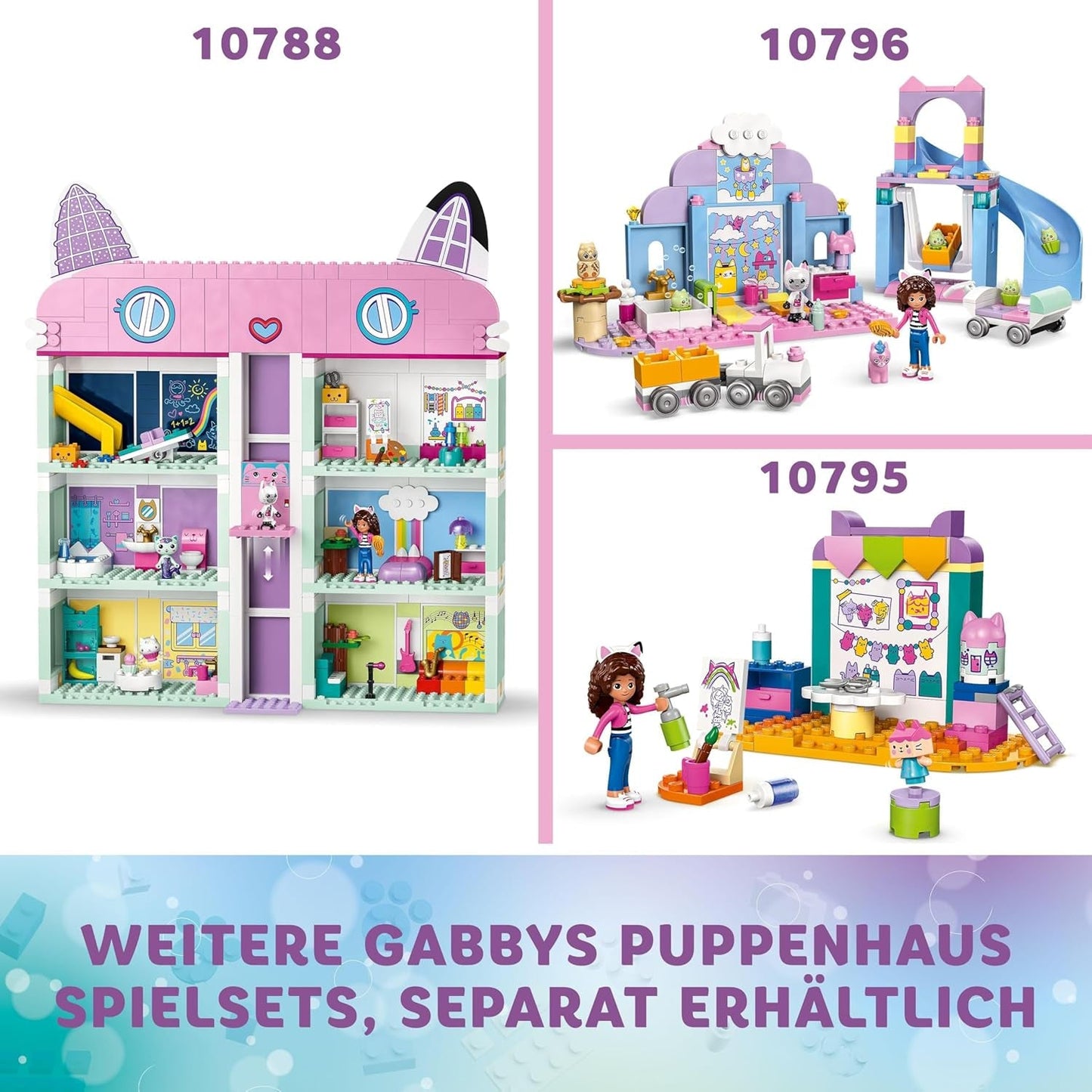 LEGO 4+ Gabby's poppenhuis knutselplezier met babydoos, rollenspel speelset, creatieve knutselset voor meisjes en jongens vanaf 4 jaar oud, model speelgoedhuis 10795 Bouwsets Beuche bij LEGO-Store
