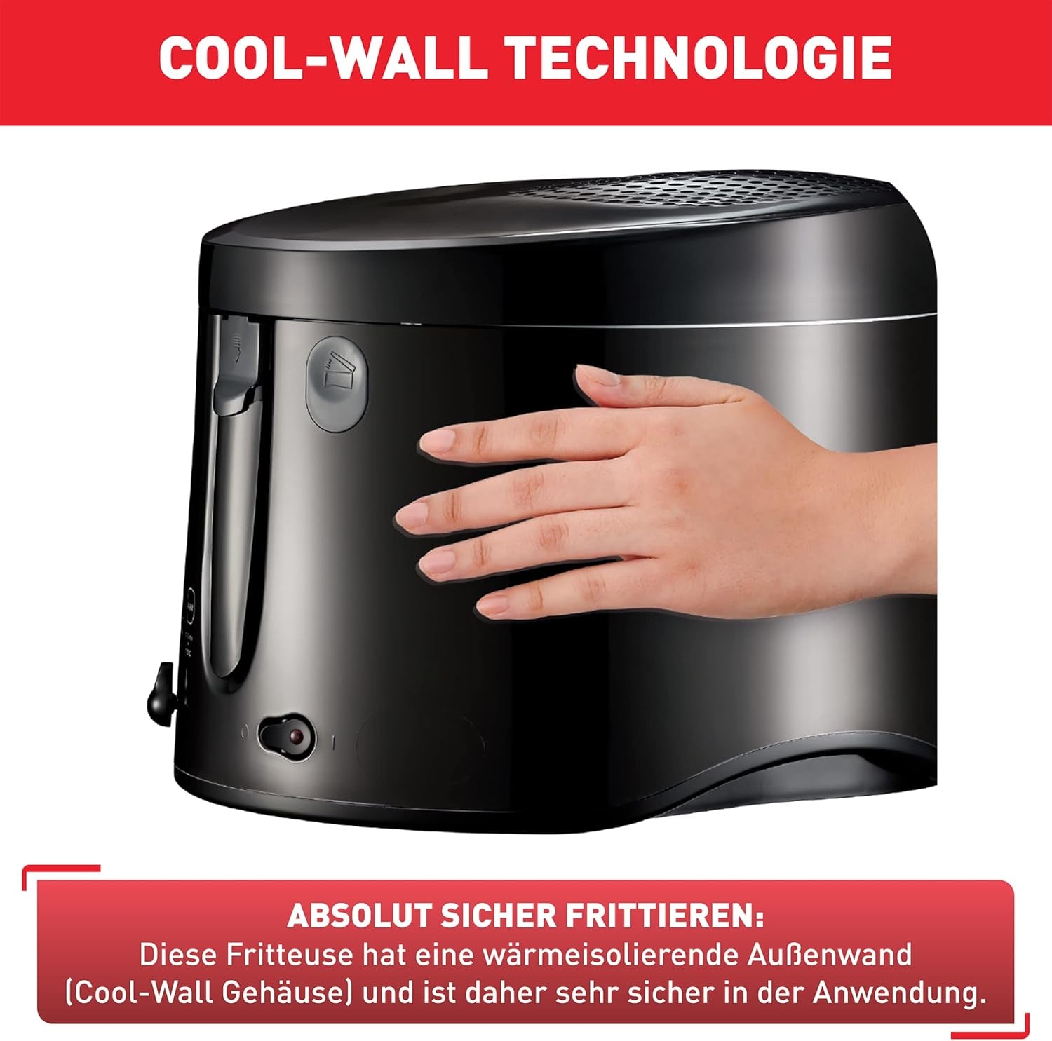 Tefal Maxi Fry Fryer, Cool Wall Technology, 1,2 kg, regelbare thermostaat Apparaten Naty Shop