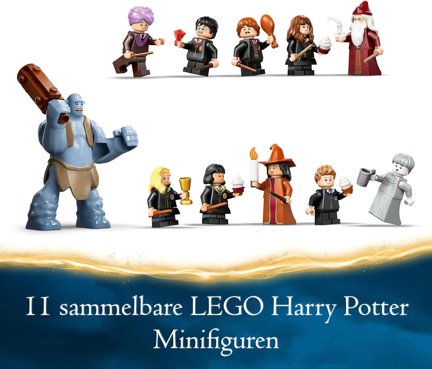 LEGO Harry Potter Kasteel Zweinstein: De Grote Zaal, verzamelspeelgoed met 11 minifiguren waaronder Hermelien Griffel, magisch cadeau voor jongens en meisjes 76435 Bouwsets Besuche in LEGO-Store