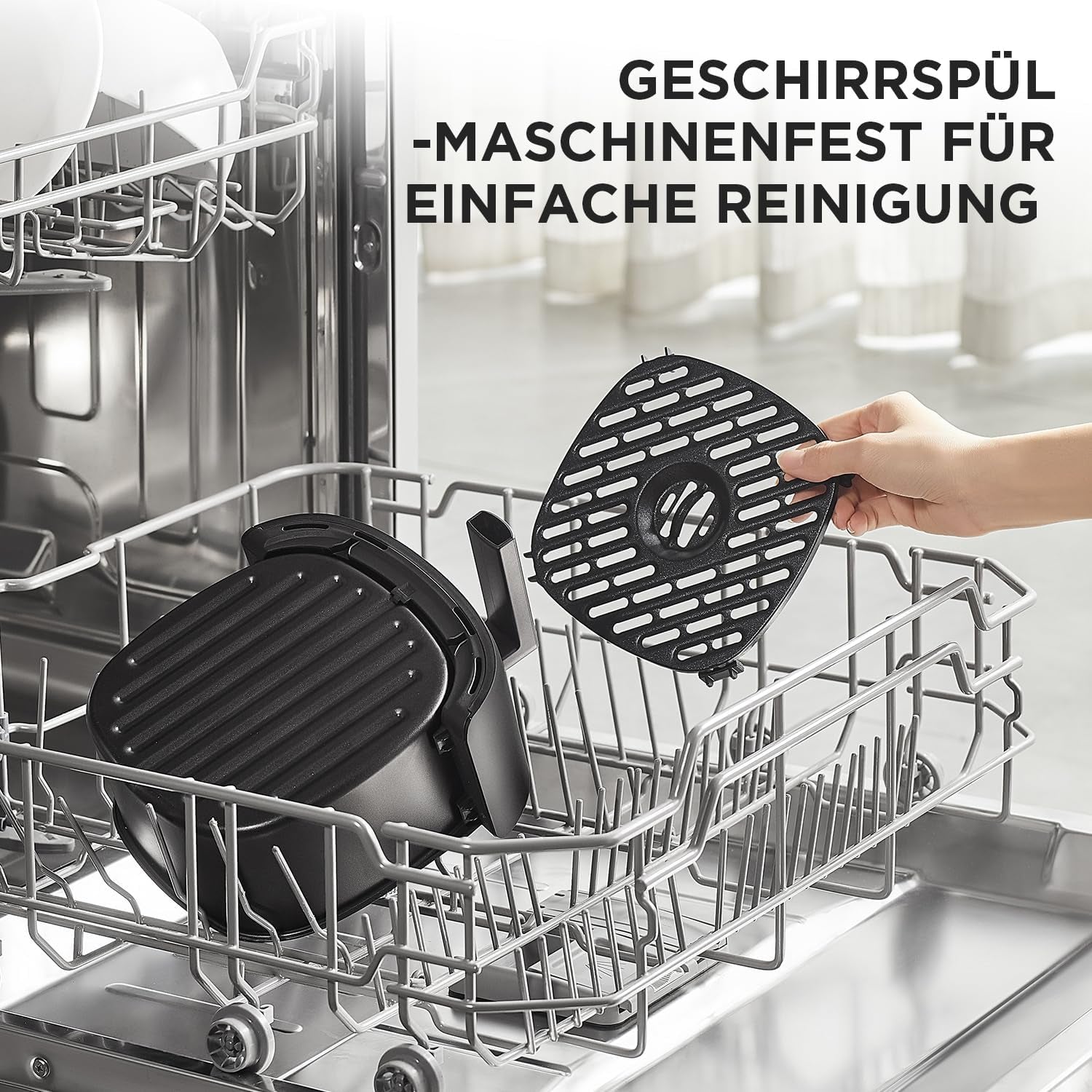Midea Heteluchtfriteuse 2L, 1150W Airfryer, olievrij, Heteluchtfriteuse, Automatische uitschakelfunctie Huishoudelijke Apparaten Naty Shop