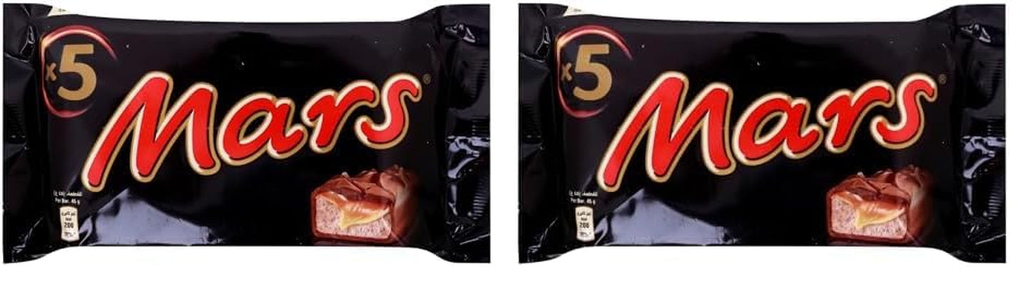 Mars Chocoladerepen Caramel Chocolade 1 Pak 5 Repen (1 x 225 g) (Pak van 2)