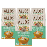 Allos Ongezoete vijgen- en frambozenpap, Set 6 x 500 gram Granen Naty Shop Pap Ayurveda