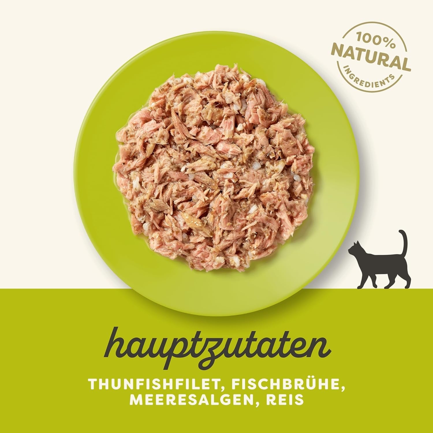 Applaws 100% natuurlijke Premium-Nassfutter für Katzen, Thunfischfilet mit Algen in Brühe - Verpakking met 24 x 156g Dosen
