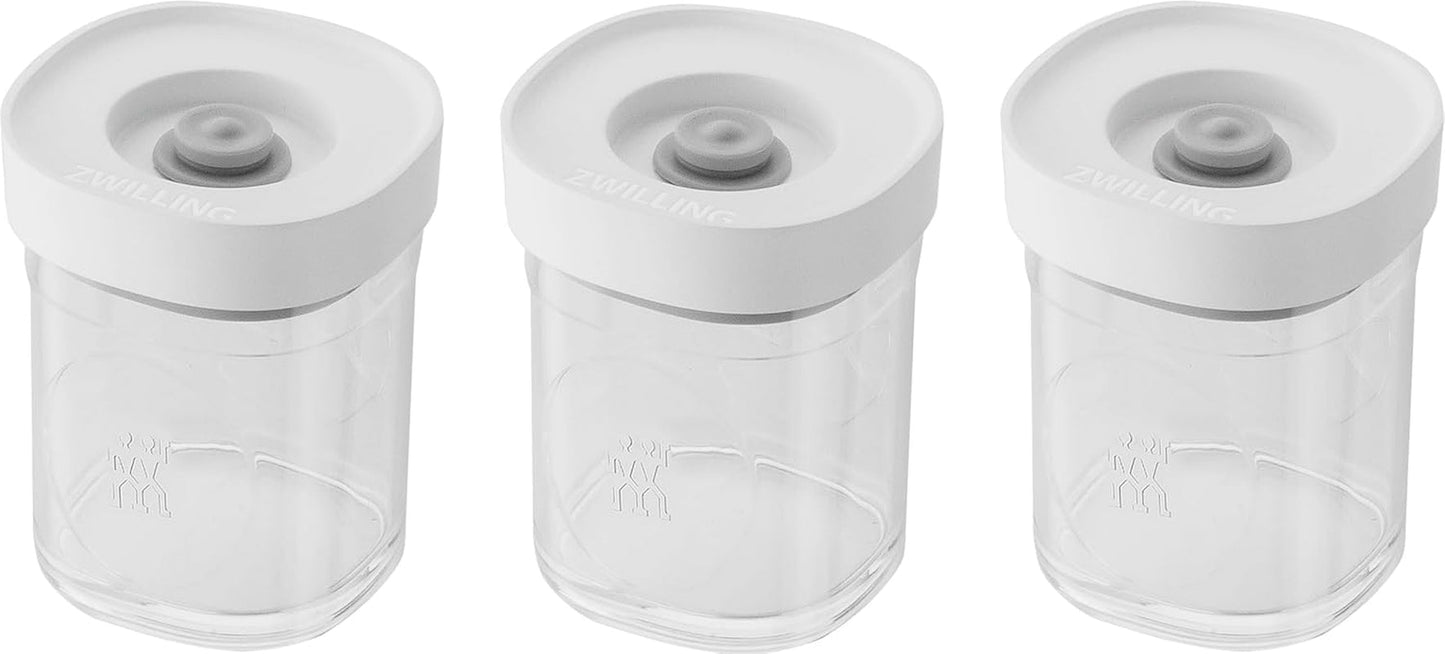 ZWILLING FRESH & SAVE CUBE Box, maat 2M, modulaire en stapelbare opbergdoos, hermetische en leegbare opslag, vaatwasmachinebestendig, transparante voedselbewaardozen Naty Shop Xs