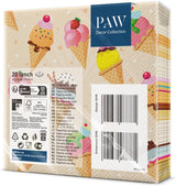PAW - 3-laags servetten (33 x 33 cm) I 20 stuks I Perfect voor feesten, verjaardagen, feestdagen I Tafeldecoraties voor kinderfeestjes - Papieren servetten met kleurrijk motief - IJs I IJs