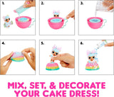 L.O.L. Verrassing! Mix & Make Birthday Cake Tots - Met verzamelpop, DIY-taartjurk, "bakken" en versieren van de taart, ingrediënten en glitterhagelslag - Pop met taartjurk - Ideaal voor meisjes vanaf 3 jaar Naty Shop Dolls
