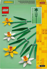 Narcissen LEGO Botanicals - Paascadeaus voor meisjes en jongens - Kunstbloemen voor kinderen - Bloemboeket als kamer- of kantoordecoratie - Cadeau voor vrouwen - 40747 Bouwsets Besuche den LEGO-Store