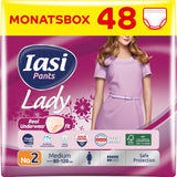 LADY Broek 48 Wegwerpbroekje voor urine-incontinentie Absorptievermogen Grote maat S voor dames 48 stuks