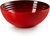 Le Creuset serviesset van steengoed, 12-delig, kersenrood, 79351000607081