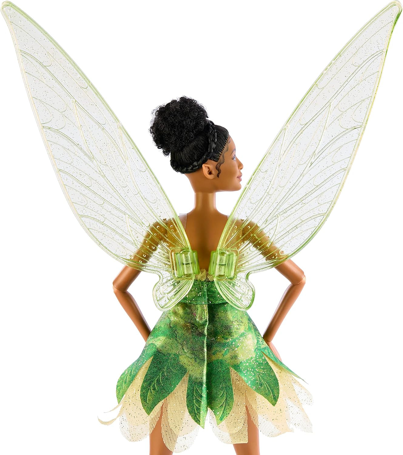 Disney Peter Pan en Wendy Tinker Bell pop met beweegbare vleugels en groene jurk Op film geïnspireerd cadeau voor kinderen om scènes na te spelen of eigen avonturen te beleven HNY37