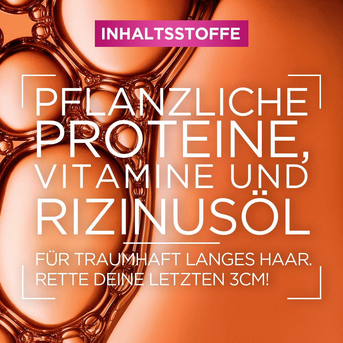 L'Oréal Paris Elvital Anti Split End Haarmasker voor lang, beschadigd haar, Intensieve uitspoelbehandeling, Met plantaardige vitamines en ricinusolie, Dream Length Super Build-up Mask, 1 x 300 ml Naty Shop Haarmasker