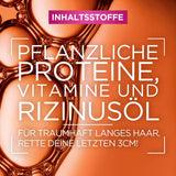 L'Oréal Paris Elvital Anti Split End Haarmasker voor lang, beschadigd haar, Intensieve uitspoelbehandeling, Met plantaardige vitamines en ricinusolie, Dream Length Super Build-up Mask, 1 x 300 ml Naty Shop Haarmasker