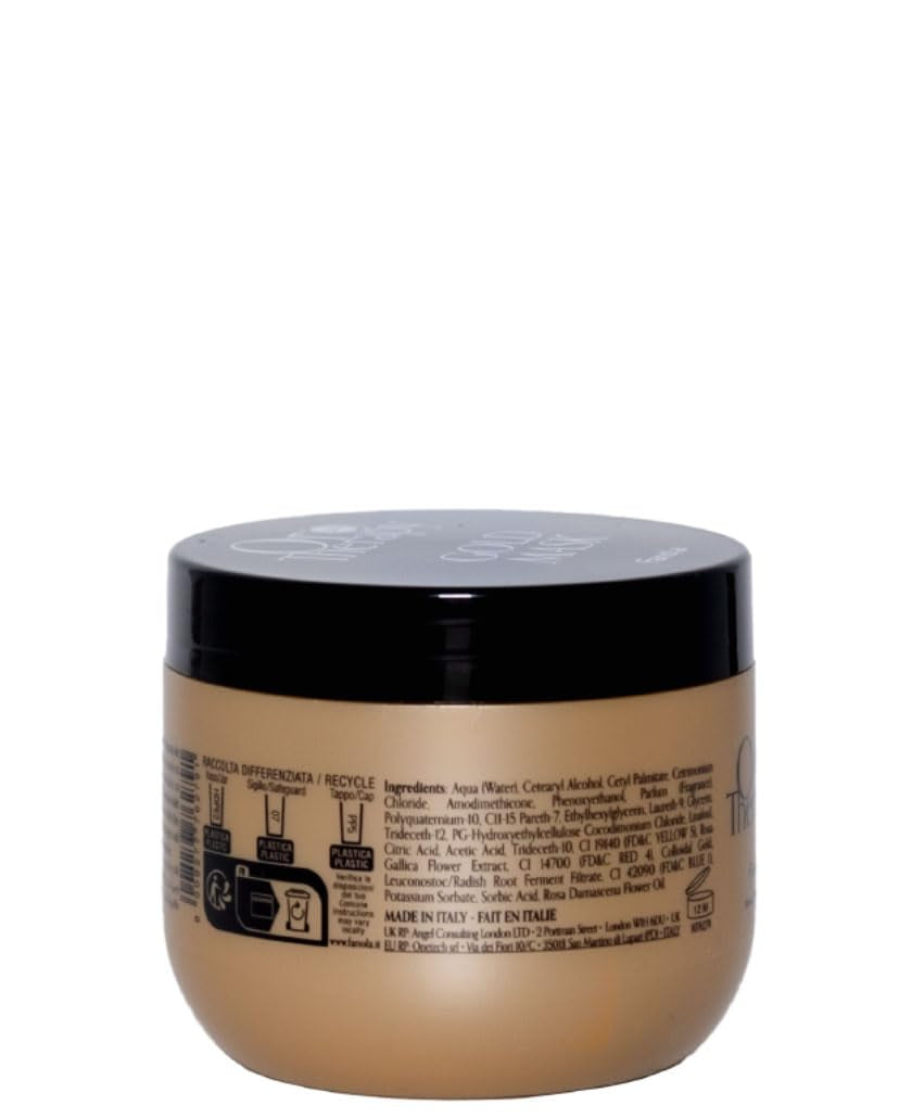 Fanola Orotherapy Gold Mask voor alle haartypes, 300 ml Naty Shop haarmasker